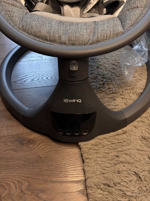 Електрическа люлка Cangaroo - iSwing, тъмносива