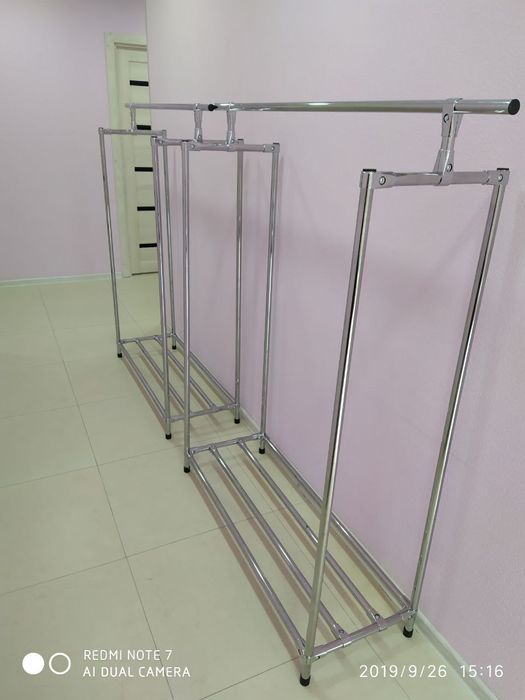 Вешалка для одежды гардеробная грузоподъемность 80 кг и выше . Вешилка