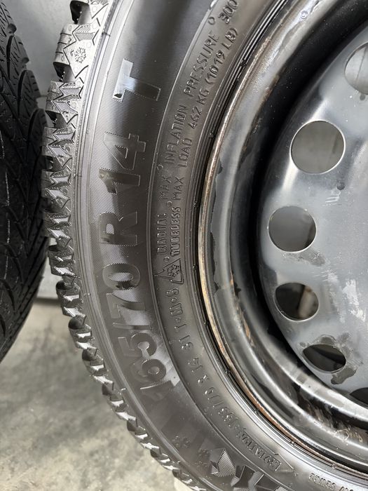 Зимни гуми с джанти за VW UP SKODA CITI GO SEAT MII