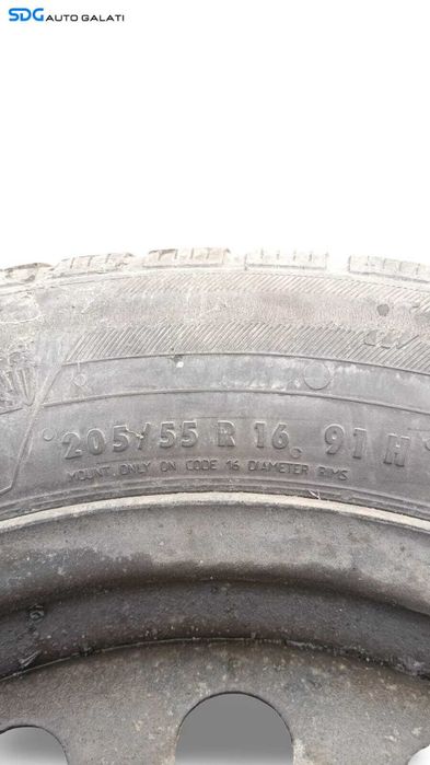 Set 4 Jante Roti Tabla 205 55 R16 6½Jx16H2 Toyota Avensis T25 2003 - 2009 Cod 2160612 [M9781]