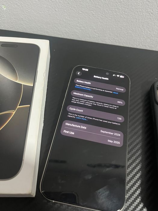 Vand Iphone 16 Pro Max impecabil / Natural Titanium