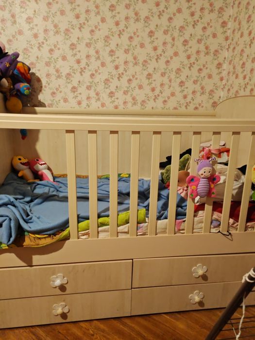 Детско легло 70/140 см. с функция за люлеене