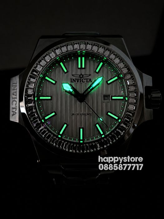 INVICTA Akula Swiss Diamond Silver 58 mm, Инвикта нов ръчен часовник