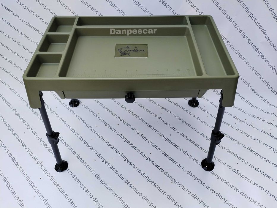 Masuta PROFL pentru monturi crap cu setar pentru riguri 50X30CM
