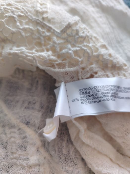 Bluza Zara cu broderie masura M