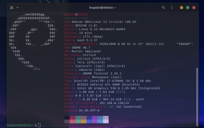 ASUS ноутбук intel i7 / gtx960