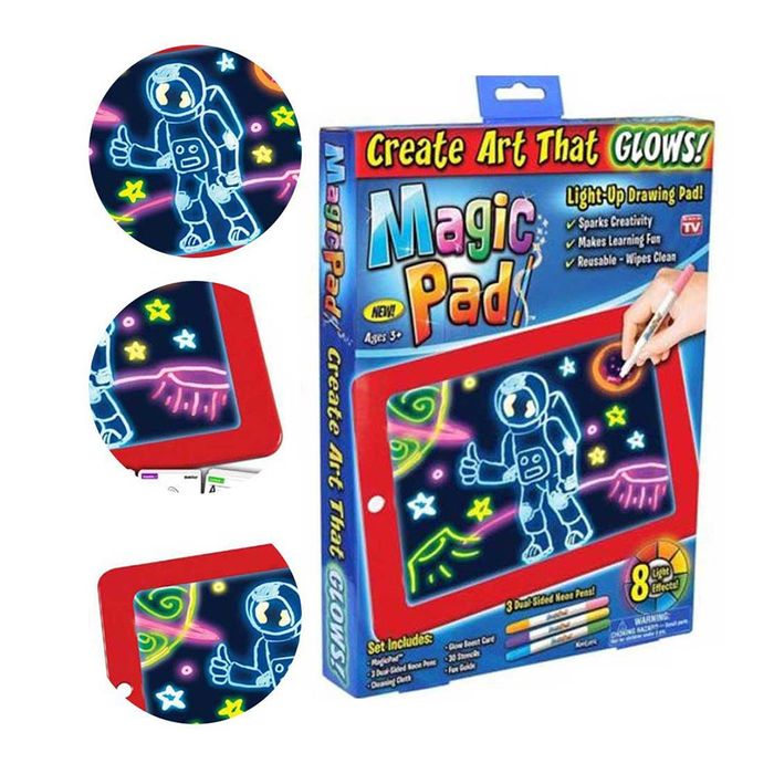 Tableta interactiva MAGIC PAD 3D tabla magica de desenat+accesorii