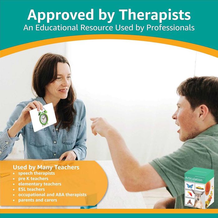 Артикулационни флаш карти, логопедични материали за деца, за аутизъм