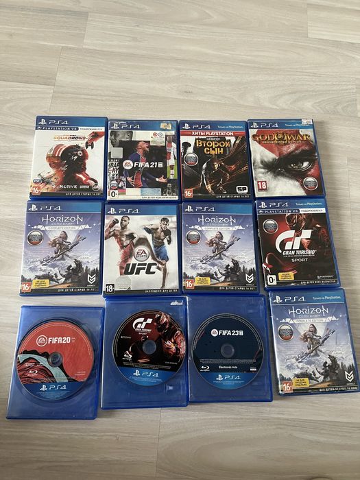 Диски на пс4 по 3-4к