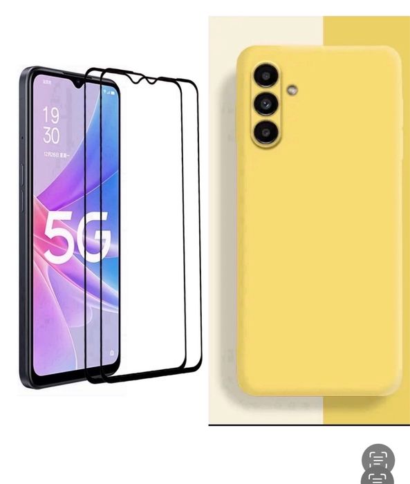 Samsung A22/A23/A25/A15/A24/A26 Husa TPU Catifea Inter + Folie Sticla