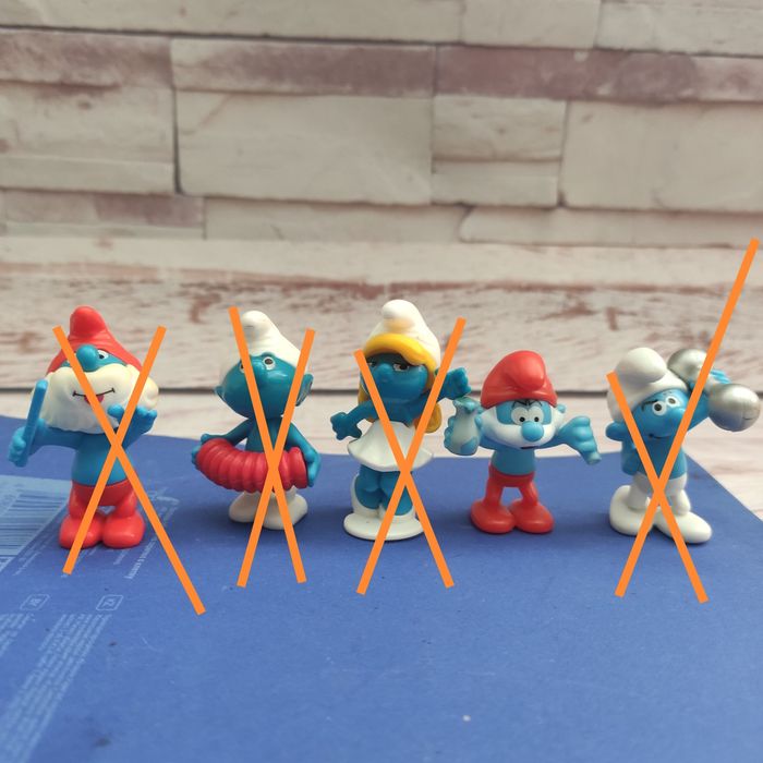 Коллекционные Киндеры Смурфики