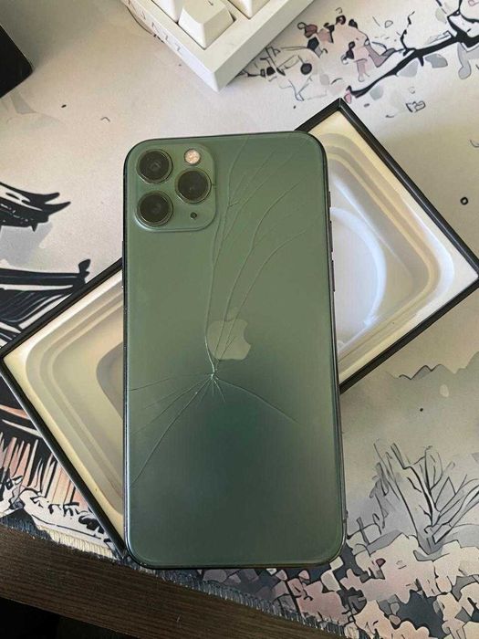 Iphone 11 pro green 64gb 71% акб