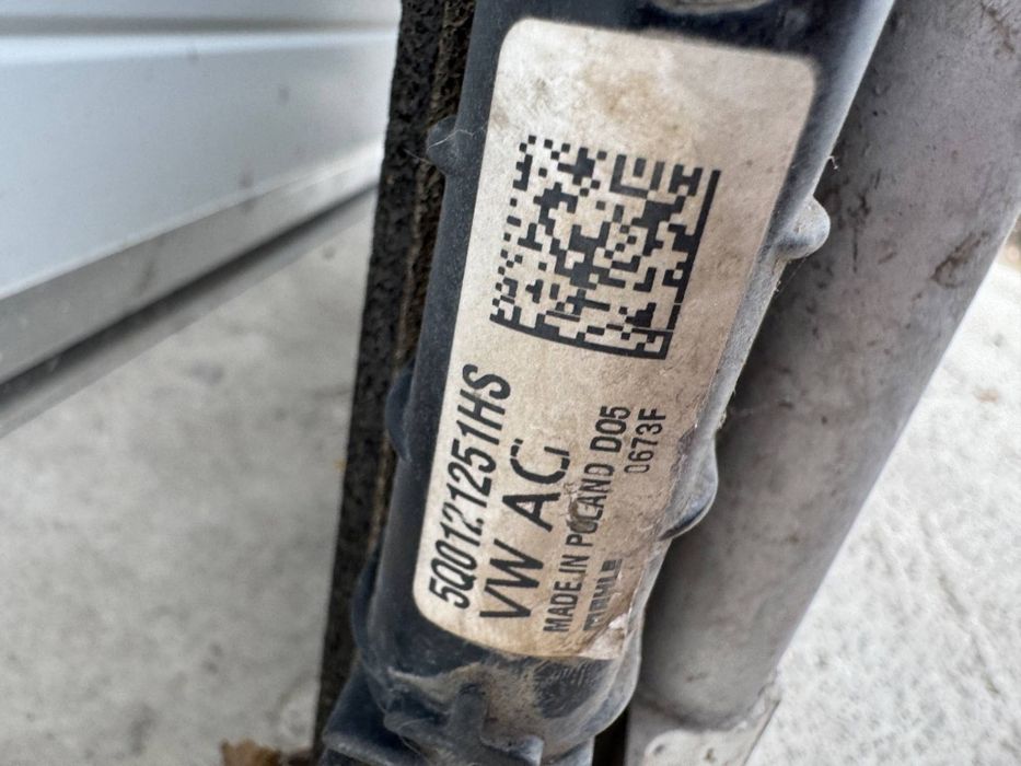 Radiator AC + radiator intermediar Skoda Octavia 4 Volkswagen Golf 7