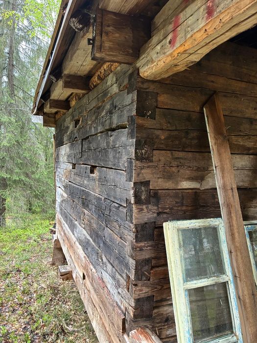 Casuță, cabana din barne lemn 500 cm x 370 cm
