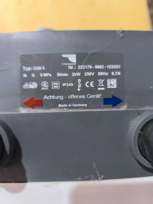 boiler instant 5Litri CUN5