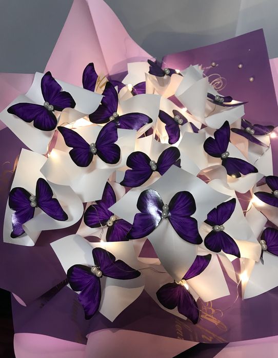 Букеты из бабочек