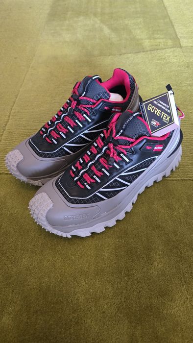 Adidasi Moncler trailgrip gtx 43 gri/rosu/negru