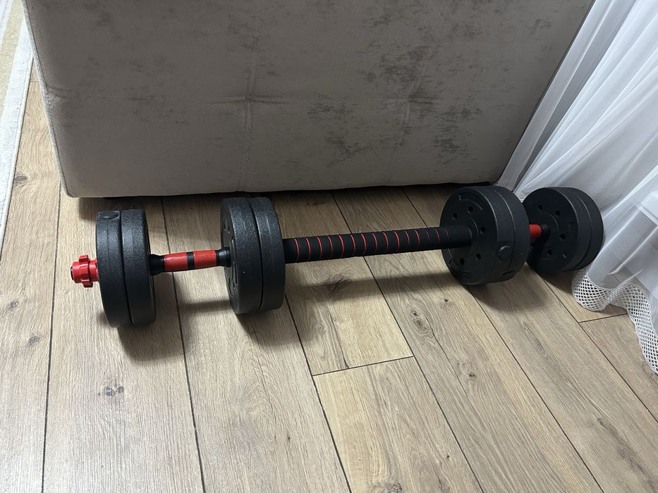 Продам гантели и штанга трансформер
