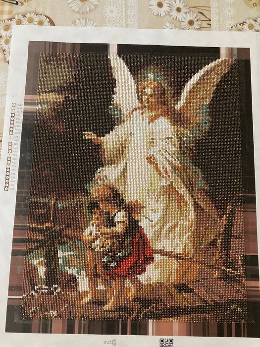 Goblen cu diamante, Îngerul pazitor (40-50cm)