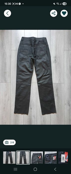 Pantaloni din piele Polo, noi cu etichetă