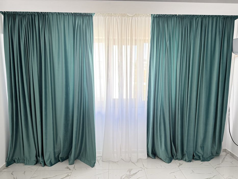 Draperii blackout  turcoaz