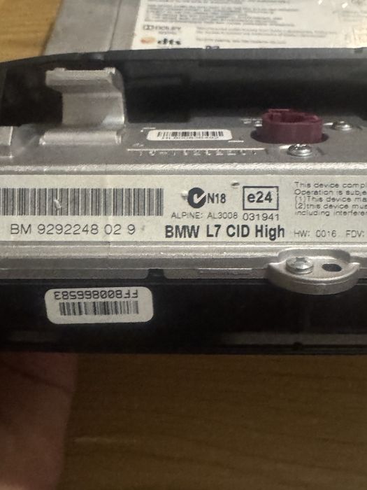 Nbt evo display unitate controler bmw f20  f22 f87 f30 f31 f32 f34 f36