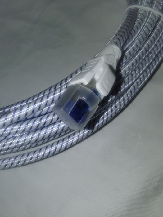 Cablu rețea internet Cat 8, 15 metri, textil împletit