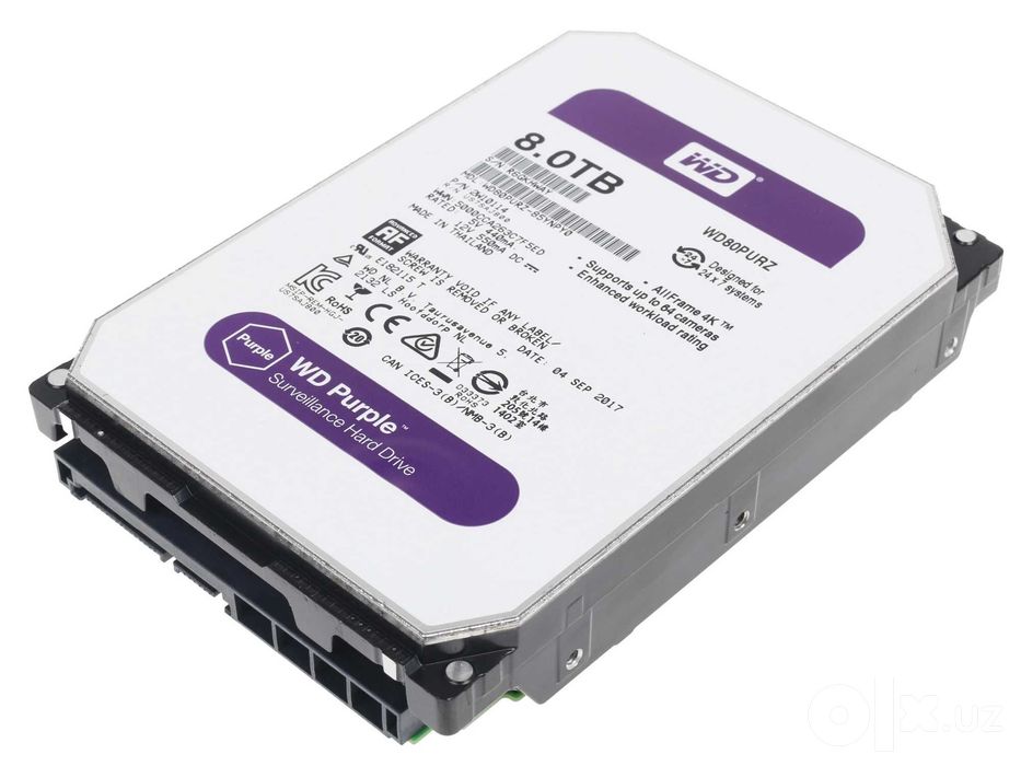 | Жесткий диск WD Purple 8TB WD80PURZ