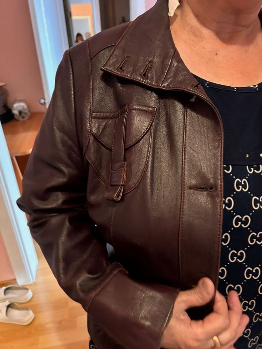 Кожаная куртка. Размер 52-54