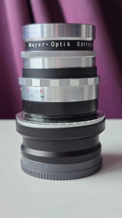 Meyer-Optik Görlitz Telefogar 90mm f/3.5 Red V, adapt. Canon EF+Sony E