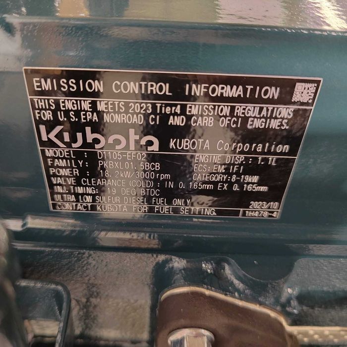 Vand motor nou Kubota  D1105