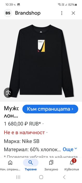 Nike-Ориг. Блуза