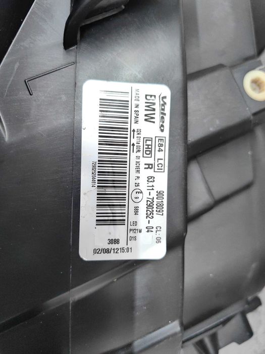 Оригинален фар БМВ Е84  BMW X1 E84 Feis Dynamic