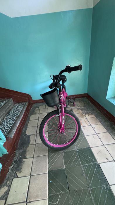 Детский велик для девочек+пениборд в подарок