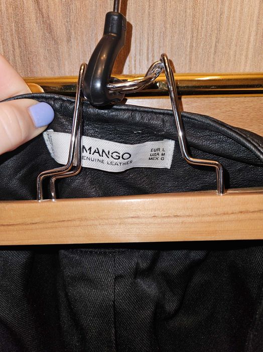 Кожено яке Mango размер С
