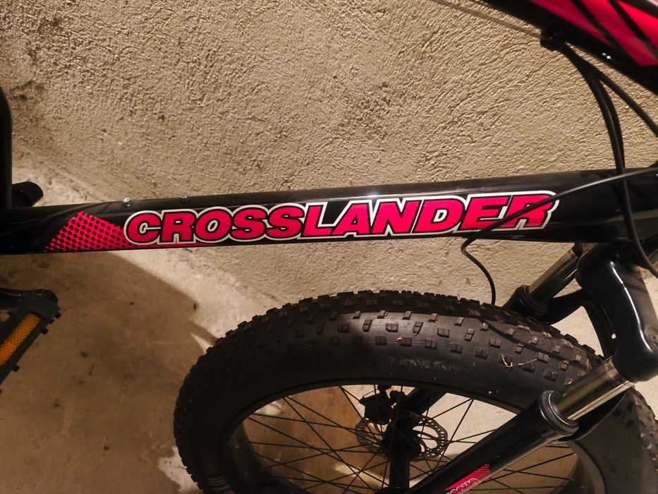 Велосипед Crosslander GrandTourney Fat Bike 26″ Черно/Червен