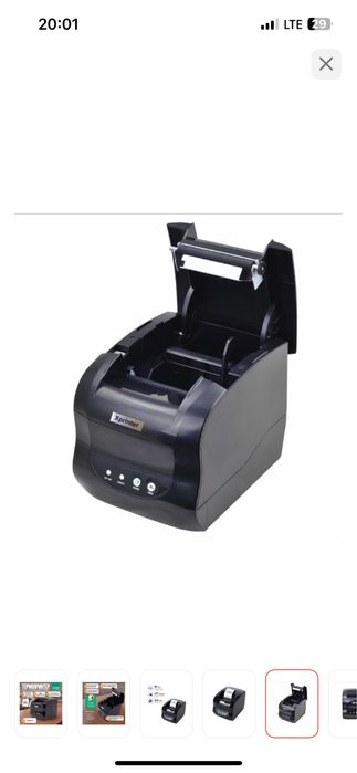 Термопринтер Хprinter XP-365 черный
