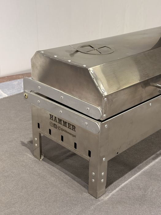 Qopqoqli “Xammer” mangal 70 sm