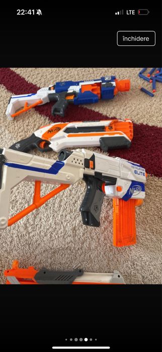 Pusti de jucarie Nerf