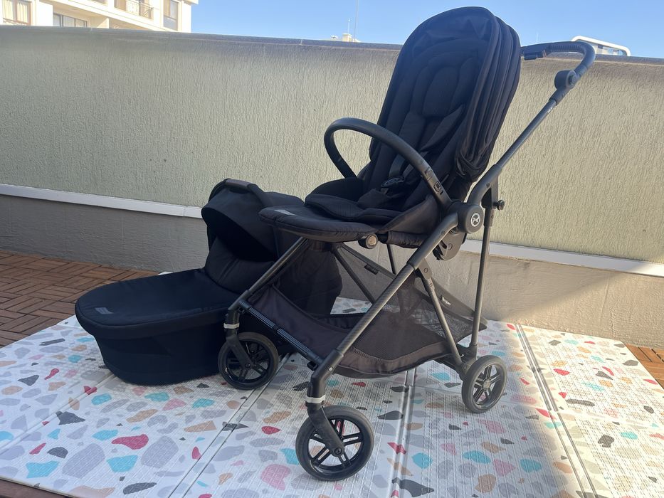 Детска количка Cybex Melio carbon с кош за новородено