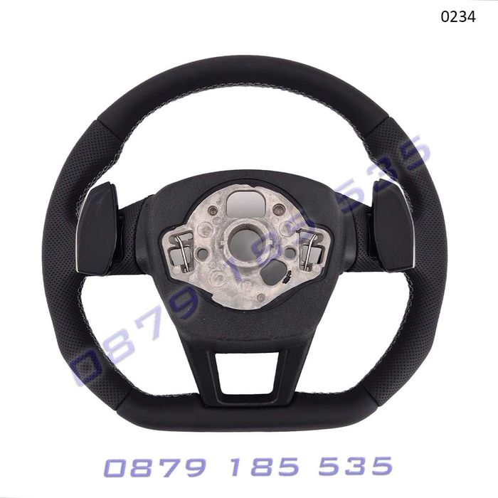 Рязан спортен волан S-Line кожа Audi A1 A3 A5 A5 A6 TT Q3 Q5 Q7 АУДИ