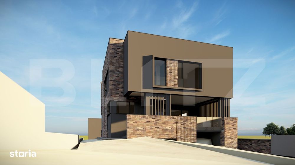 Teren 843 mp, Cartier Europa | Proiect Autorizat Vila S+P+E | Utilitat