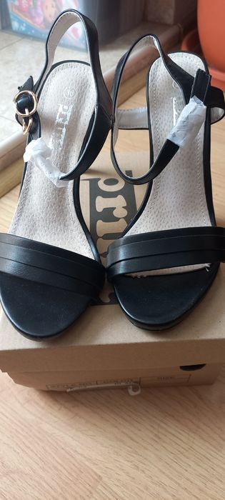 Sandale elegante 38,piele naturala noi