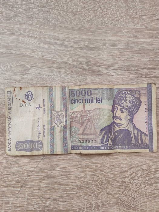 Vând bancnotă din mai 1993 seria D.0016