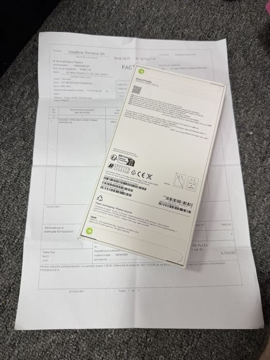 Oferta !! Iphone 17 Pro Max 512  SIGILAT ! Factura si garantie 24 luni !