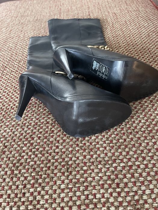 Сапоги осенние H&M, кожа.