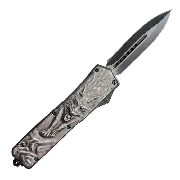 Автоматичен нож мега здрав Tactical Combat за оцеляване и самозащита