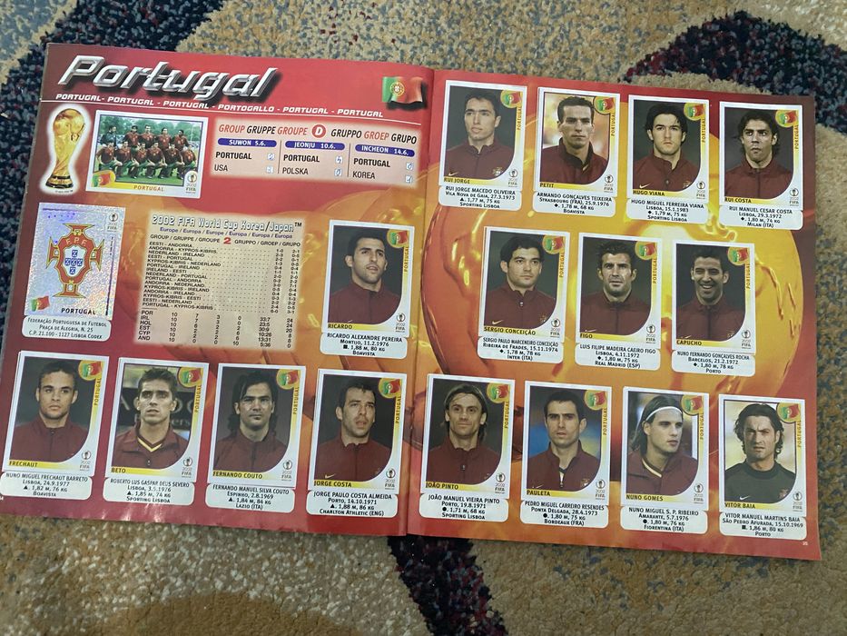 Panini FIFA World Cup 2002 Korea Japan Sticker Album
