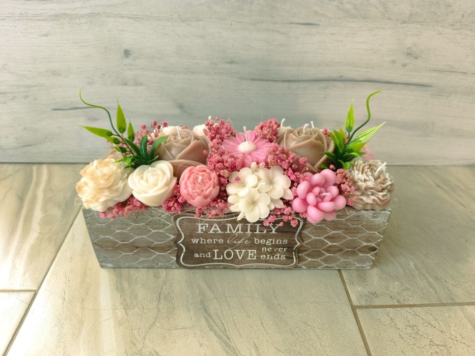 Букети от соев восък по желание на клиента