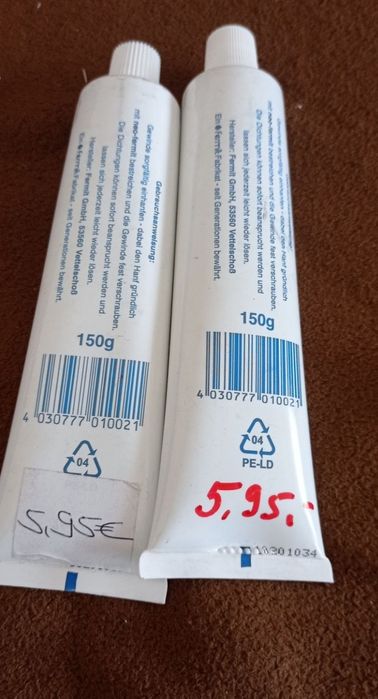 Doua tuburi Garnitura lichida Neo-Fermit,